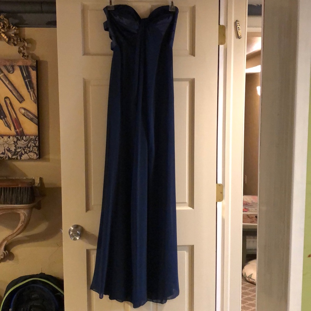 La Femme Navy Gown